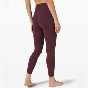 Lululemon Align Pant Il 25" Cassis Size 4